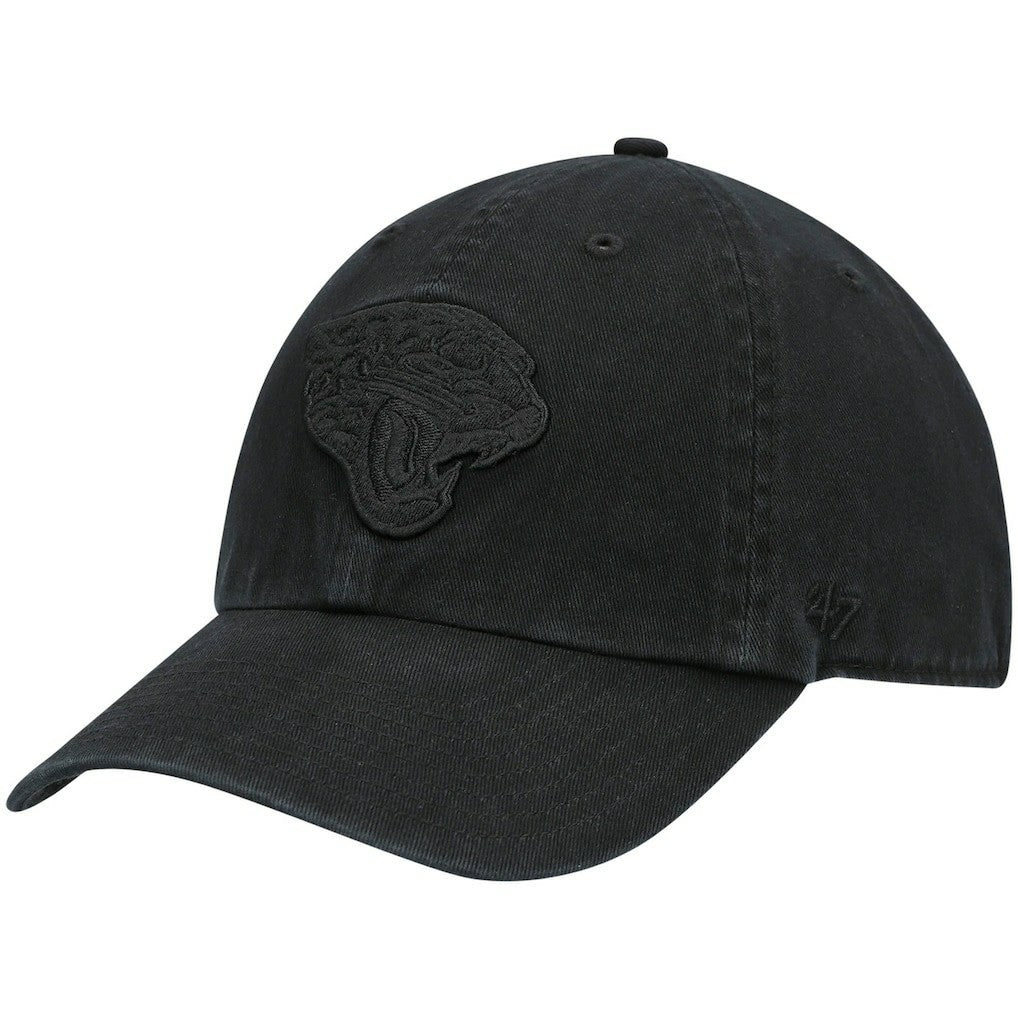 Jacksonville Jaguars '47 Team Tonal Clean Up Adjustable Hat - Black - 47 brand