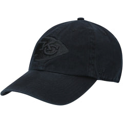 Kansas City Chiefs '47 Team Tonal Clean Up Adjustable Hat - Black - 47 brand