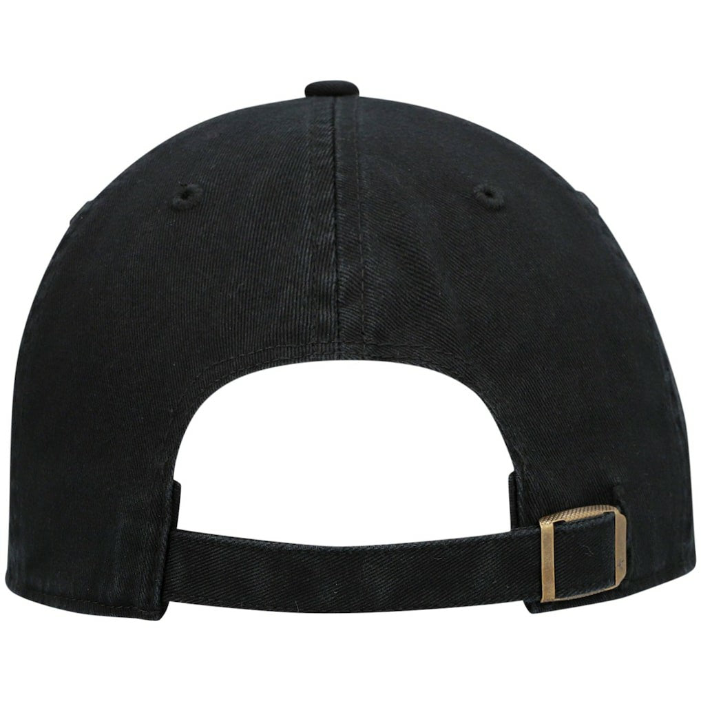 New Orleans Saints '47 Team Tonal Clean Up Adjustable Hat - Black - 47 brand