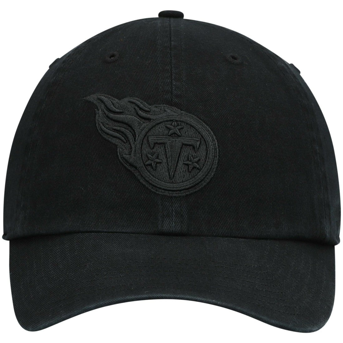 Tennessee Titans '47 Team Tonal Clean Up Adjustable Hat - Black - 47 brand