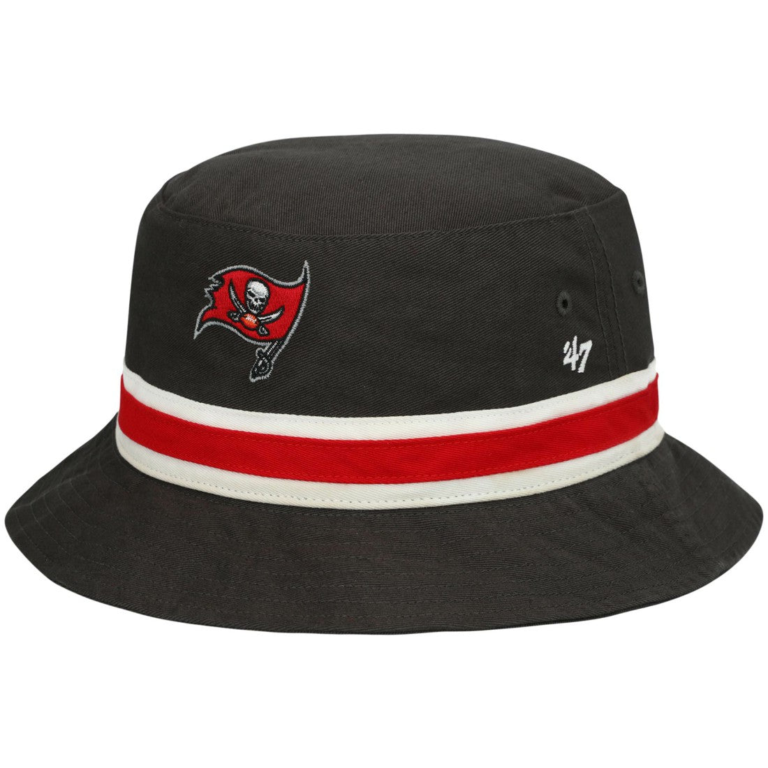 Tampa Bay Buccaneers '47 Striped Bucket Hat - Graphite - 47 brand