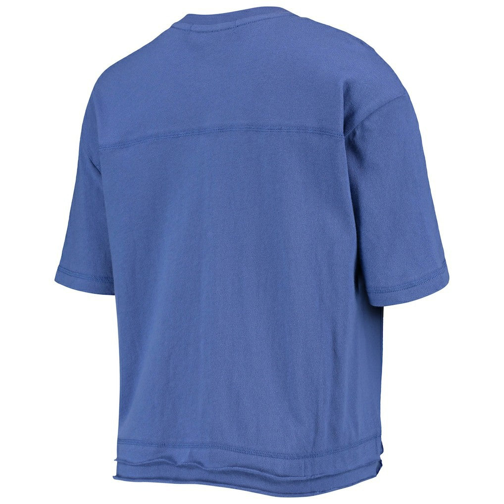Philadelphia 76ers Junk Food Women's Gradient Crop Top Royal