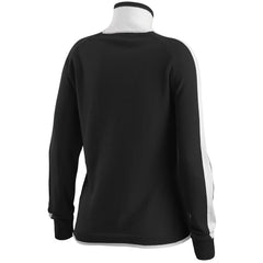New Orleans Saints WEAR by Erin Andrews Women's Ski Raglan Pullover Sweater - Black - NFL