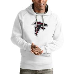 Atlanta Falcons Antigua Victory Pullover Hoodie - White - NFL