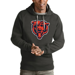 Chicago Bears Antigua Victory Pullover Hoodie - Charcoal - NFL
