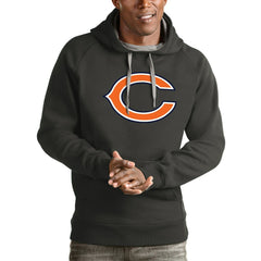 Chicago Bears Antigua Victory Pullover Hoodie - Charcoal - NFL
