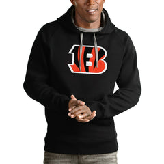 Cincinnati Bengals Antigua Victory Pullover Hoodie - Black - NFL