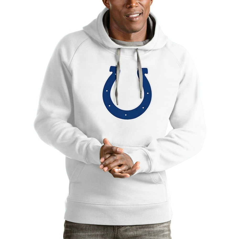 Indianapolis Colts Antigua Victory Pullover Hoodie - White - NFL