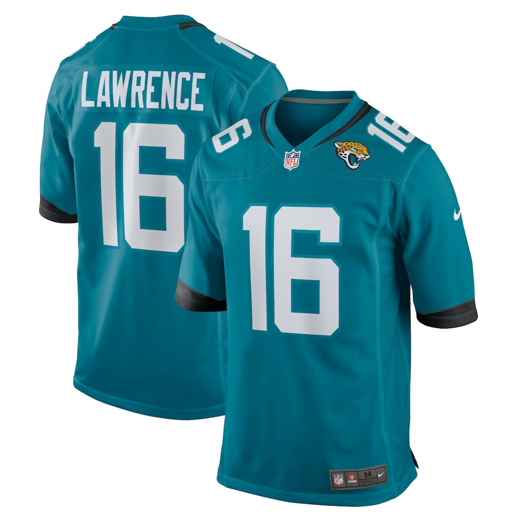 Trevor Lawrence Jacksonville Jaguars Home Game Jersey - Teal - Nike