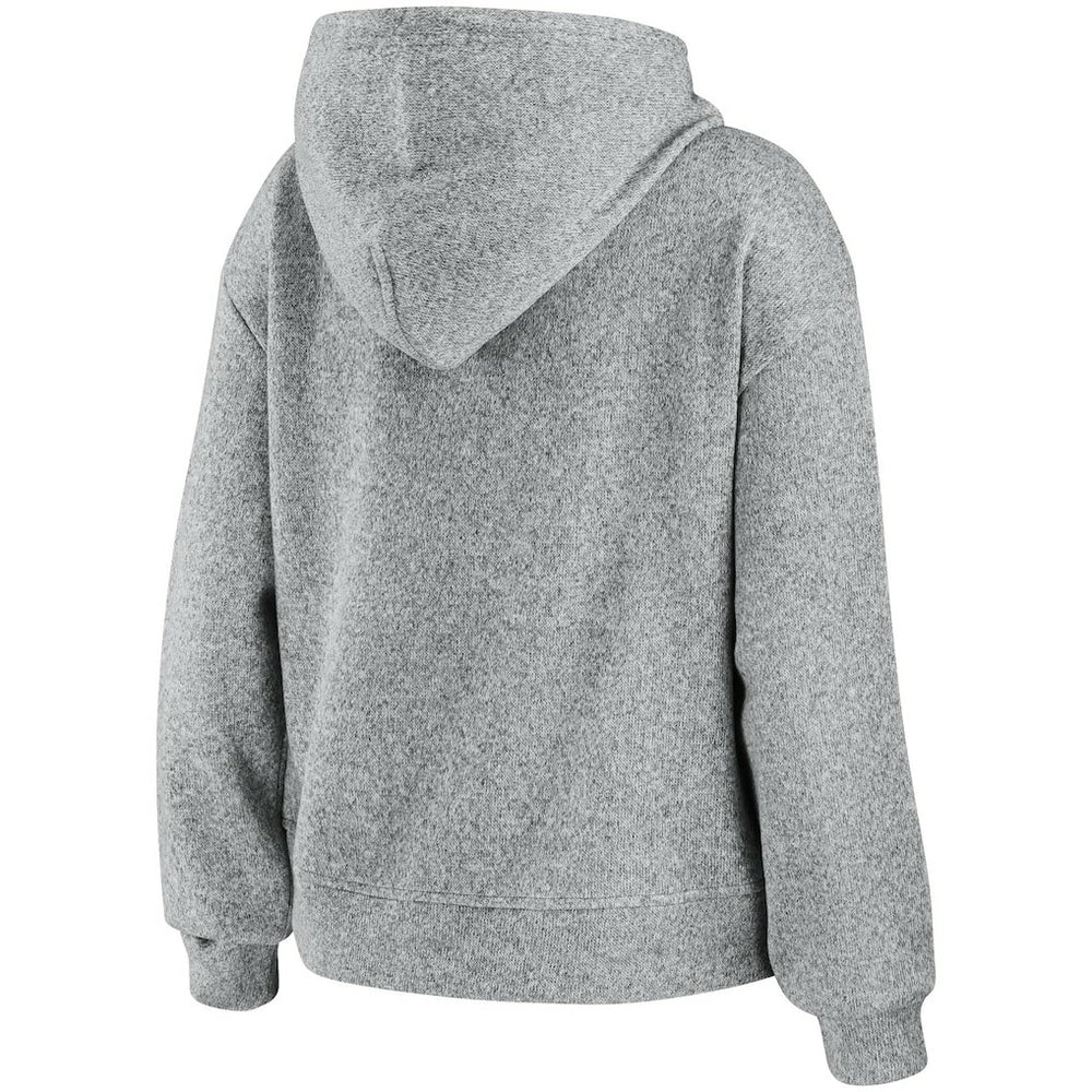 Carolina Panthers WEAR by Erin Andrews Women's Full-Zip Hoodie - Heathered Gray - NFL