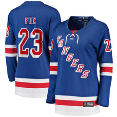 Adam Fox New York Rangers Fanatics Women's Home Breakaway Jersey - Blue | Fanatics Lifestyle