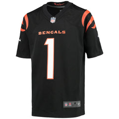 Ja'Marr Chase Cincinnati Bengals Youth Game Jersey - Black - Nike
