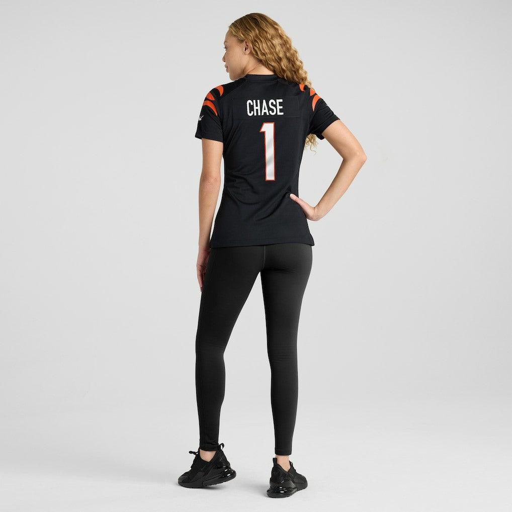 Ja'Marr Chase Cincinnati Bengals Women's Game Jersey - Black - Nike