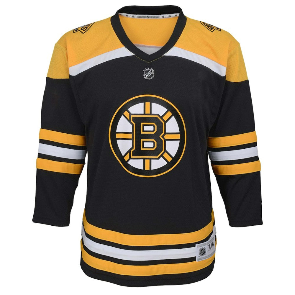 Boston Bruins Youth Home Replica Blank Jersey - Black | NHL Clearance