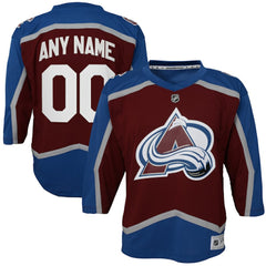 Colorado Avalanche Youth Home Custom Replica Jersey - Burgundy | NHL near me
