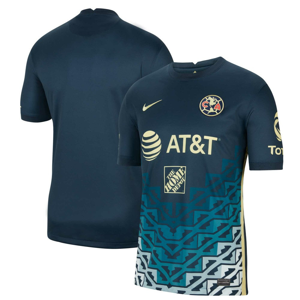 Nike - Club America Youth 2021/22 Away Breathe Stadium Replica Jersey - Navy