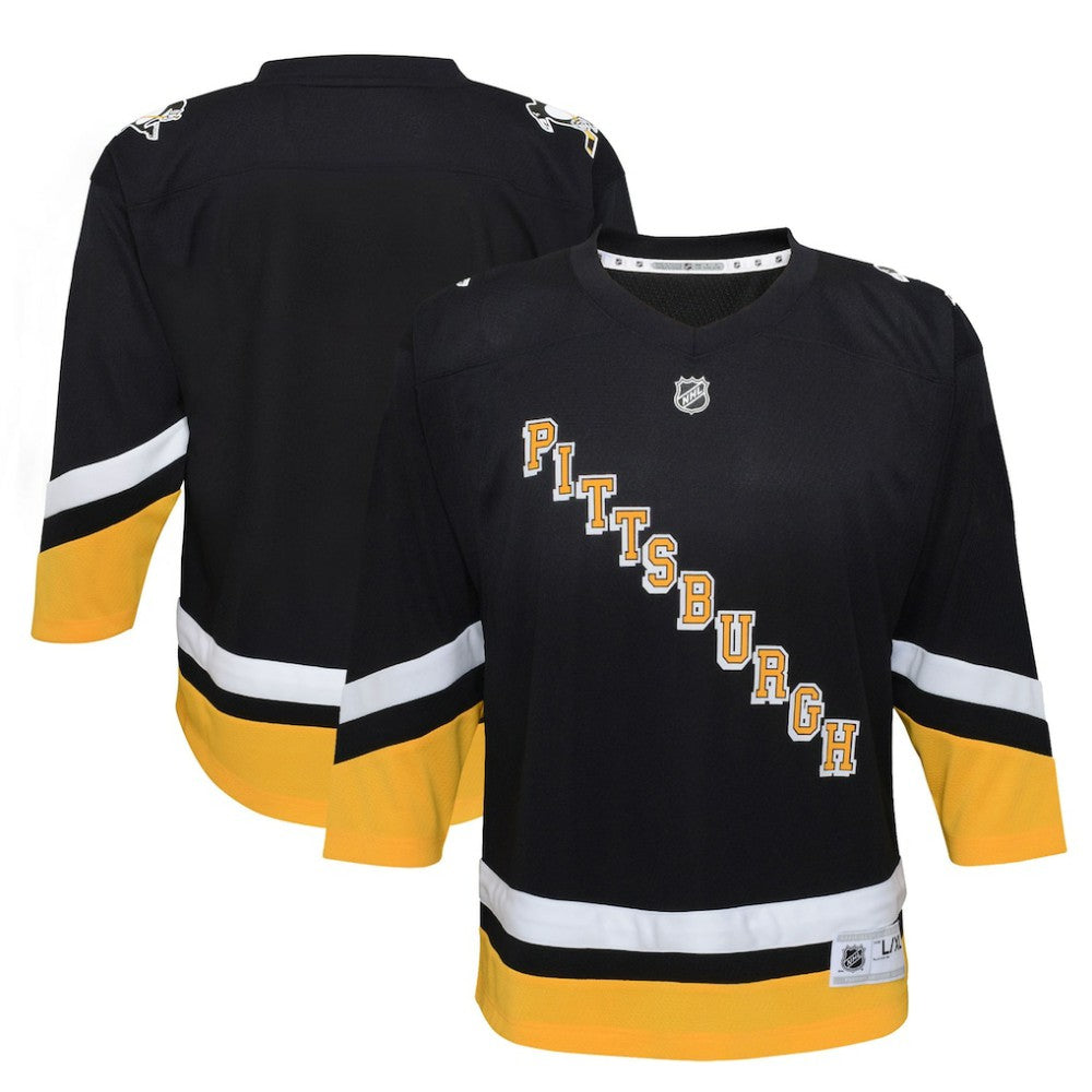 Pittsburgh Penguins Youth 2021/22 Alternate Replica Jersey - Black | NHL Lifestyle