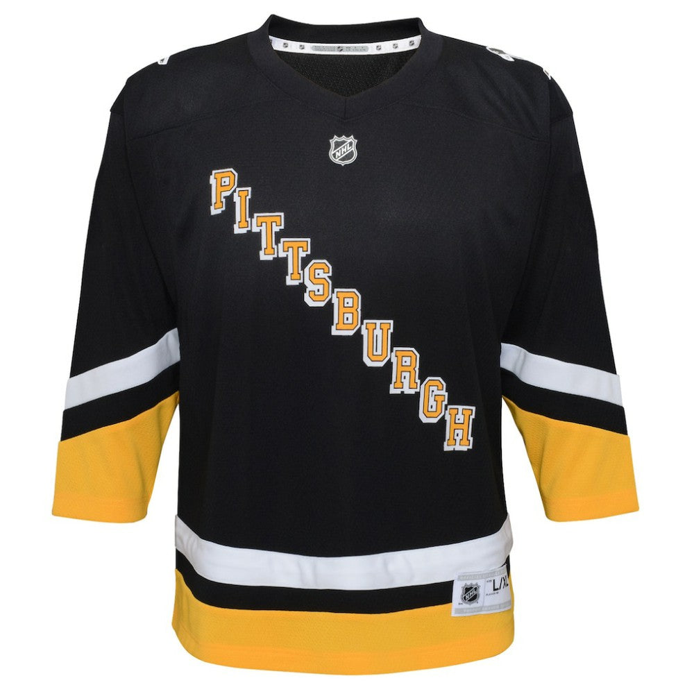 Pittsburgh Penguins Youth 2021/22 Alternate Replica Jersey - Black | NHL Lifestyle