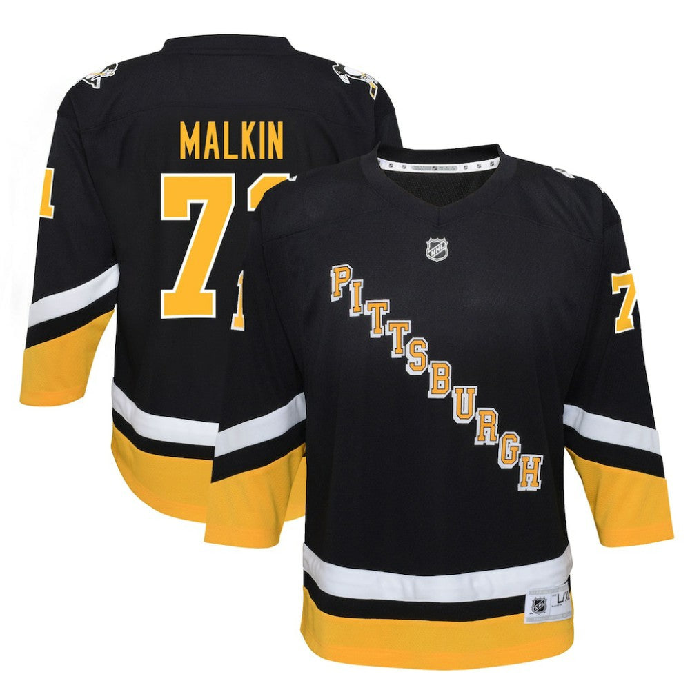 Evgeni Malkin Pittsburgh Penguins Youth 2021/22 Alternate Replica Player Jersey - Black | NHL online