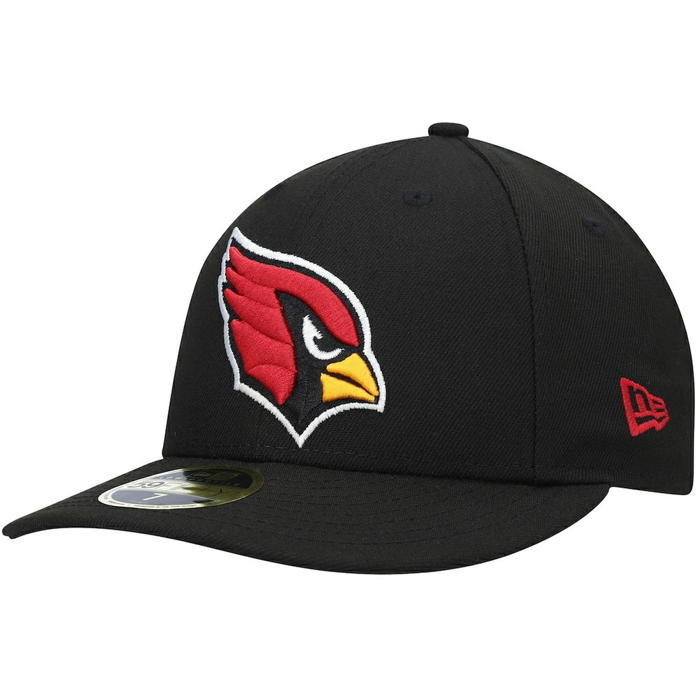 Arizona Cardinals New Era Omaha Low Profile 59FIFTY Fitted Hat - Black - NFL