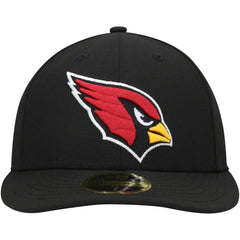 Arizona Cardinals New Era Omaha Low Profile 59FIFTY Fitted Hat - Black - NFL
