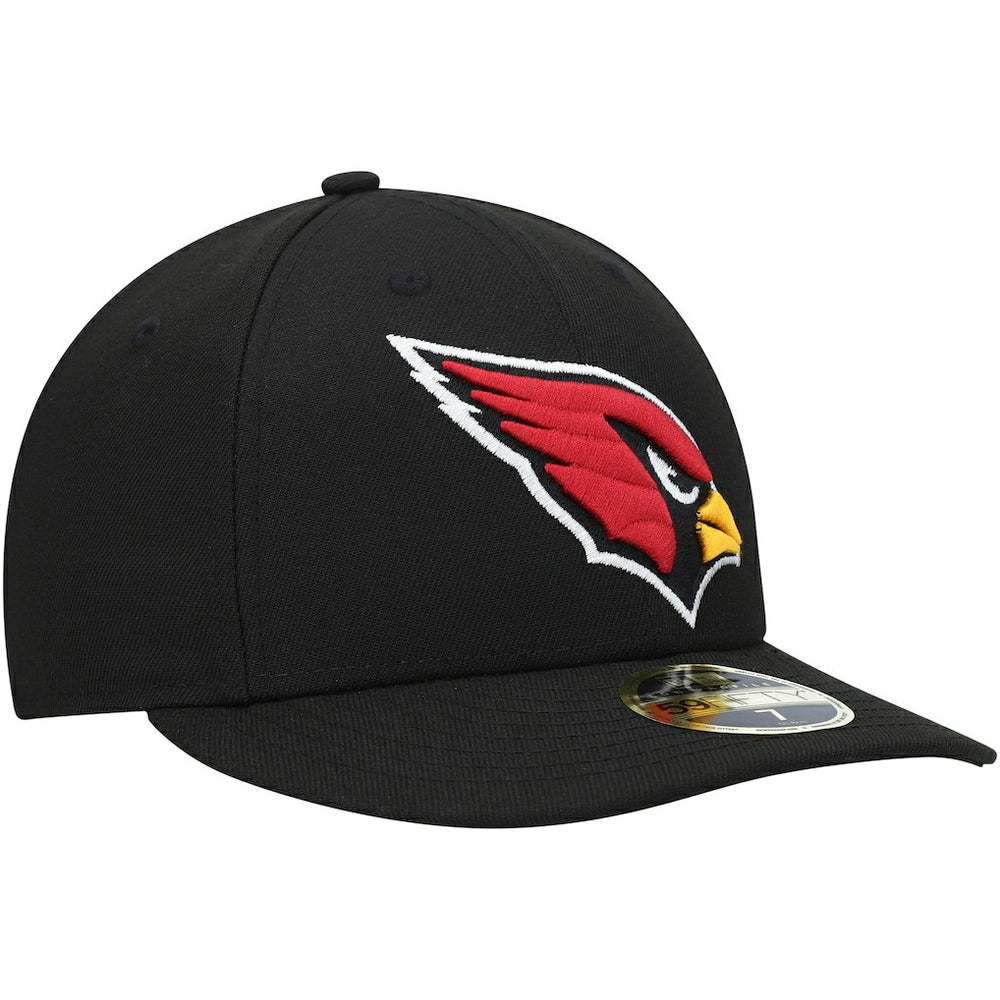 Arizona Cardinals New Era Omaha Low Profile 59FIFTY Fitted Hat - Black - NFL