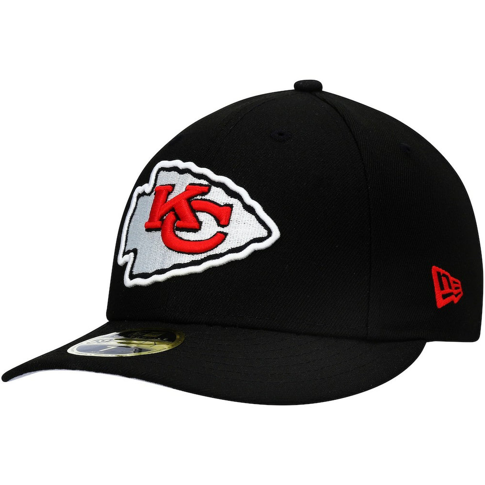 Kansas City Chiefs New Era Omaha Low Profile 59FIFTY Fitted Hat - Black - NFL