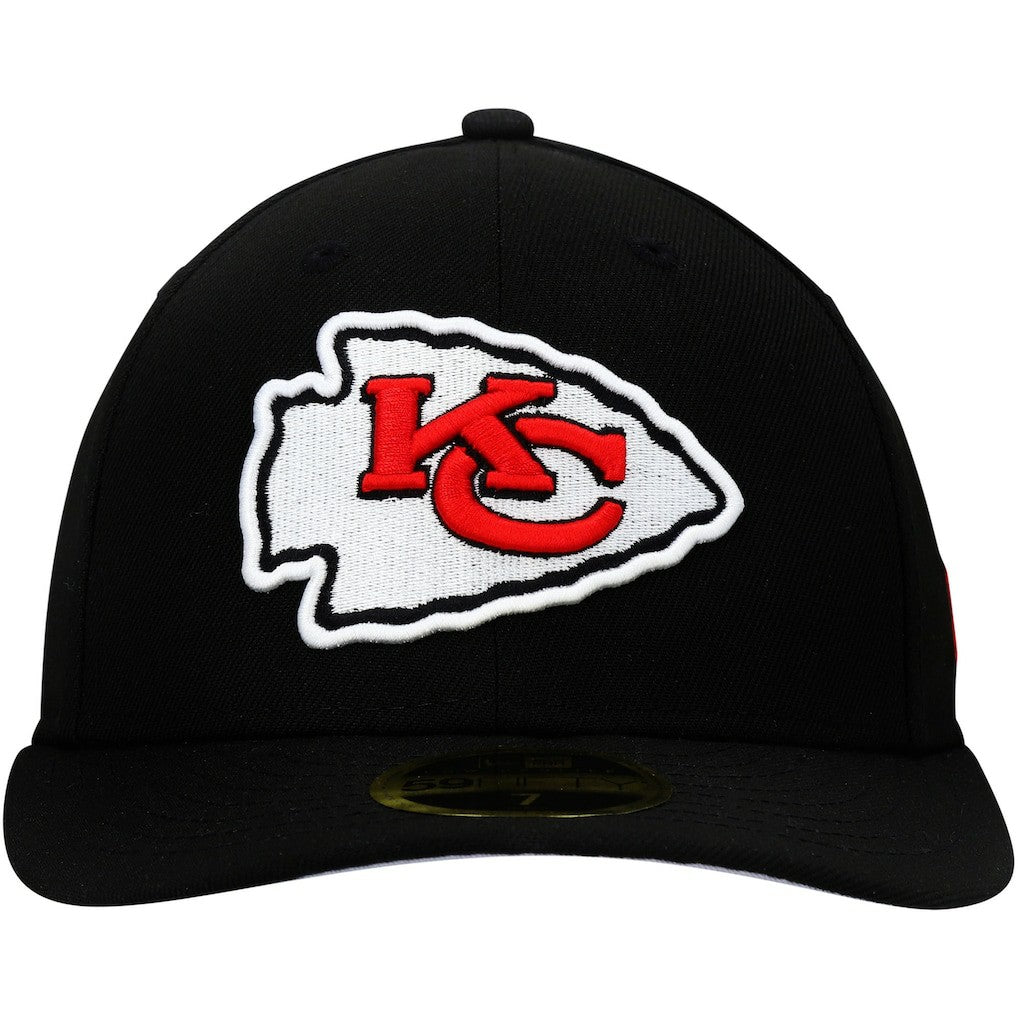Kansas City Chiefs New Era Omaha Low Profile 59FIFTY Fitted Hat - Black - NFL