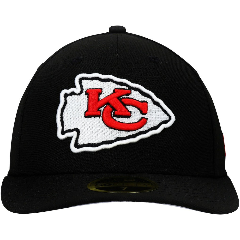 Kansas City Chiefs New Era Omaha Low Profile 59FIFTY Fitted Hat - Black - NFL