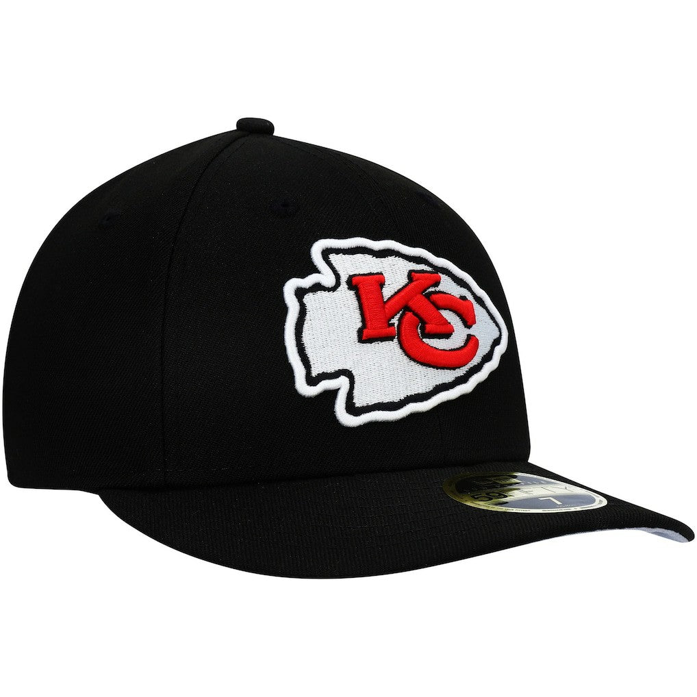 Kansas City Chiefs New Era Omaha Low Profile 59FIFTY Fitted Hat - Black - NFL