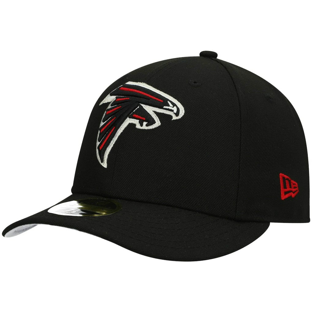 Atlanta Falcons New Era Omaha Low Profile 59FIFTY Fitted Hat - Black - NFL