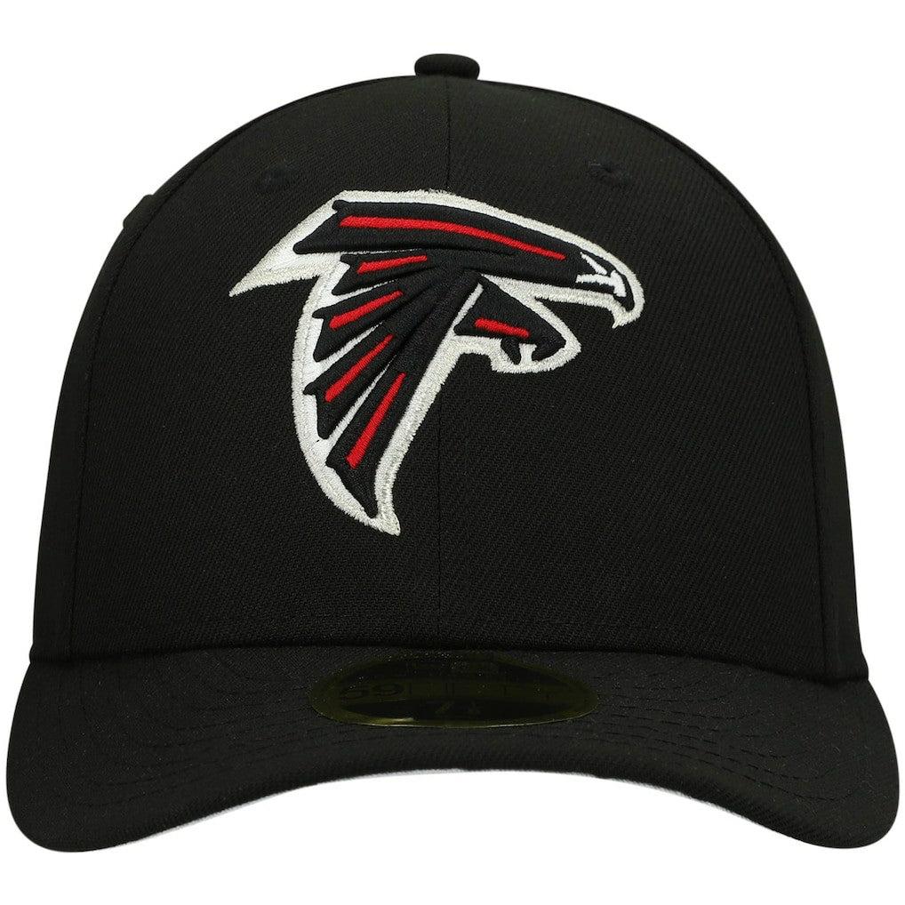 Atlanta Falcons New Era Omaha Low Profile 59FIFTY Fitted Hat - Black - NFL
