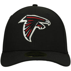 Atlanta Falcons New Era Omaha Low Profile 59FIFTY Fitted Hat - Black - NFL