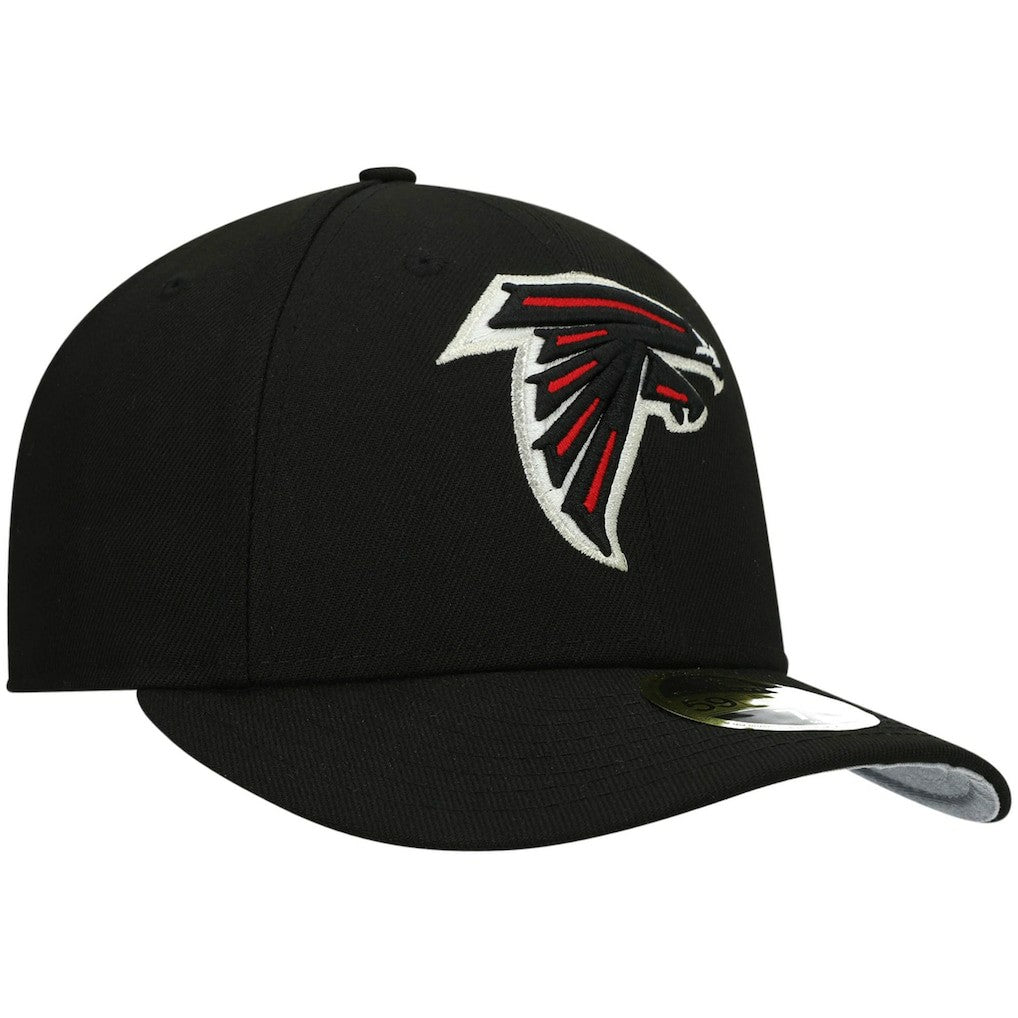 Atlanta Falcons New Era Omaha Low Profile 59FIFTY Fitted Hat - Black - NFL
