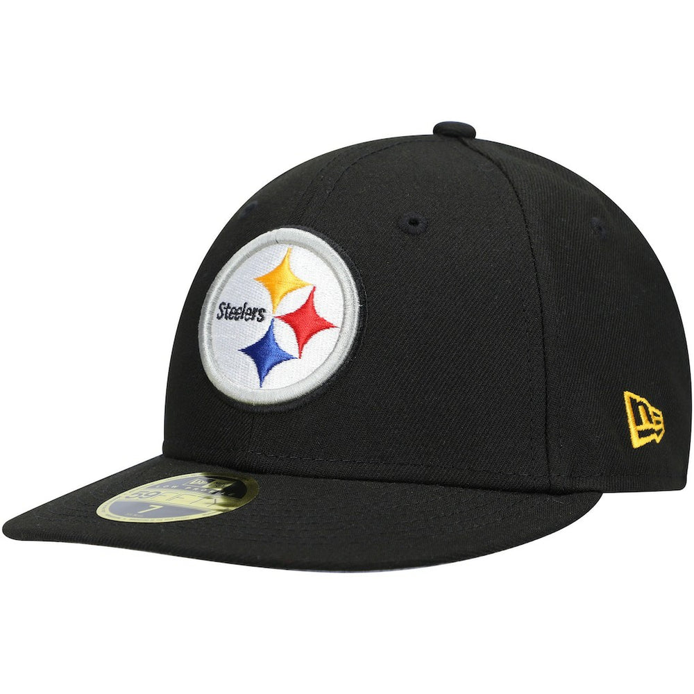 Pittsburgh Steelers New Era Omaha Low Profile 59FIFTY Fitted Hat - Black - NFL