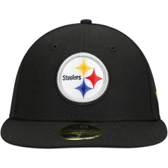 Pittsburgh Steelers New Era Omaha Low Profile 59FIFTY Fitted Hat - Black - NFL