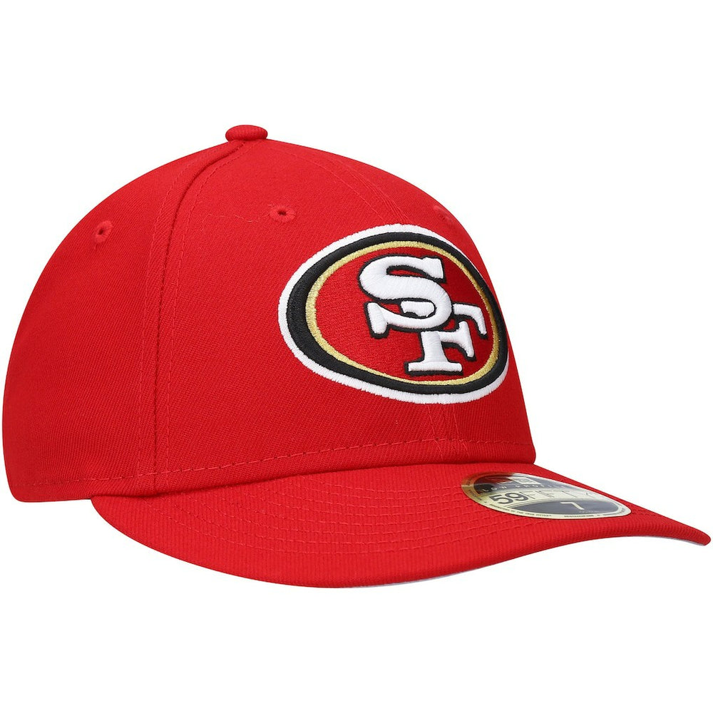 San Francisco 49ers New Era Omaha Low Profile 59FIFTY Fitted Hat - Scarlet - NFL