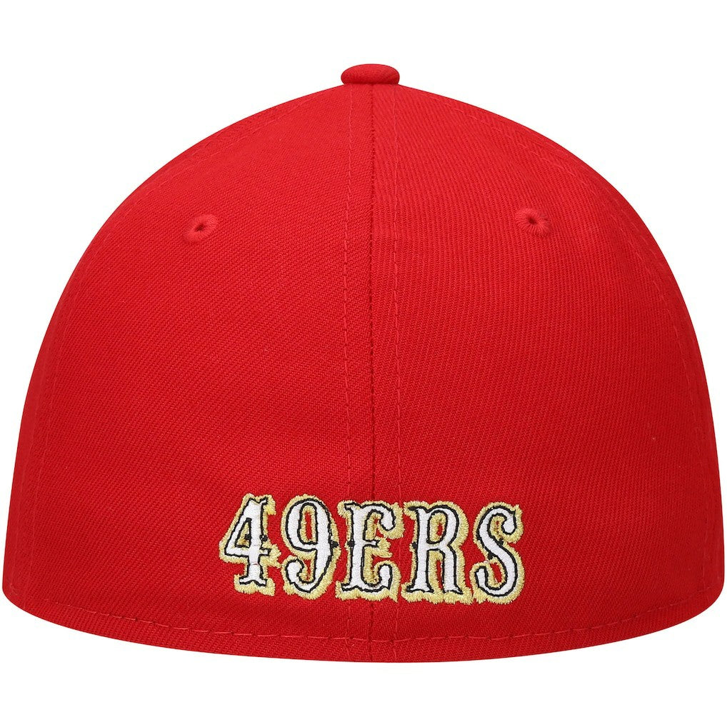 San Francisco 49ers New Era Omaha Low Profile 59FIFTY Fitted Hat - Scarlet - NFL
