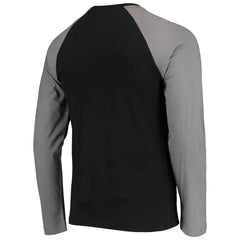 Las Vegas Raiders New Era League Raglan Long Sleeve T-Shirt - Black/Gray - NFL