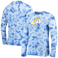 Los Angeles Rams New Era Tie-Dye Long Sleeve T-Shirt - Royal - NFL