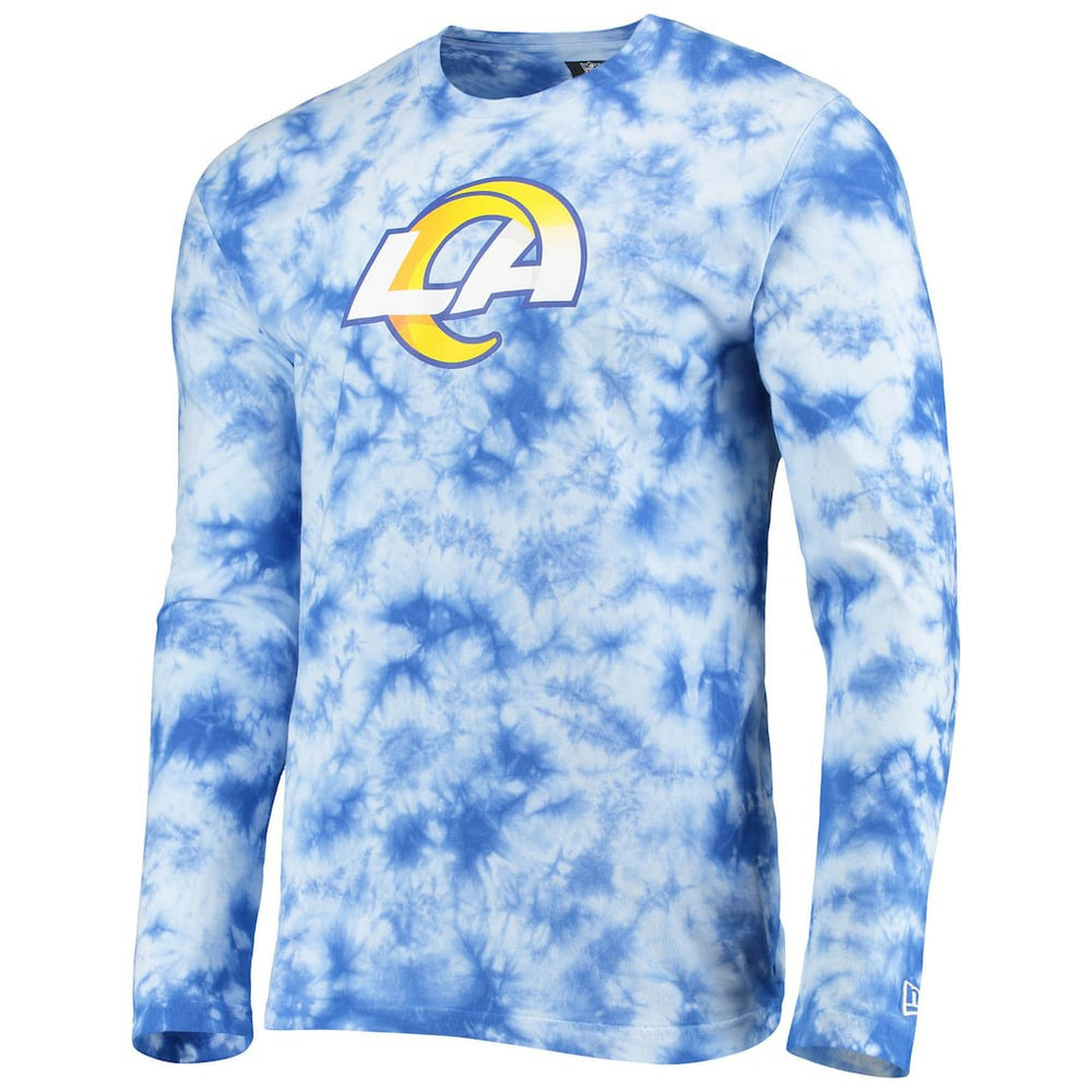 Los Angeles Rams New Era Tie-Dye Long Sleeve T-Shirt - Royal - NFL