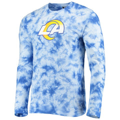 Los Angeles Rams New Era Tie-Dye Long Sleeve T-Shirt - Royal - NFL