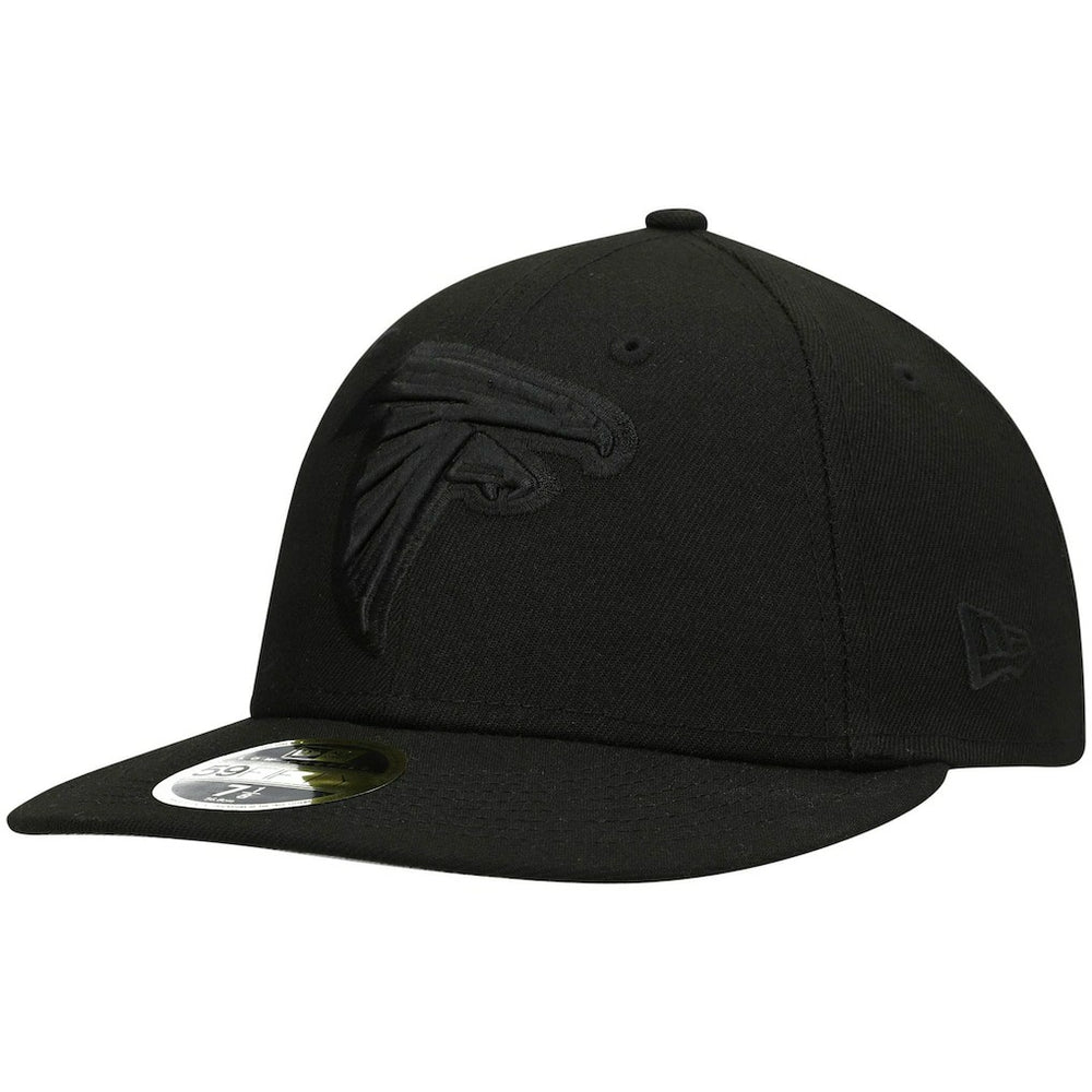 Atlanta Falcons New Era Black on Black Low Profile 59FIFTY II Fitted Hat - Black - NFL