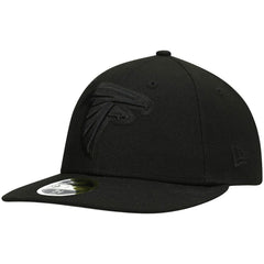 Atlanta Falcons New Era Black on Black Low Profile 59FIFTY II Fitted Hat - Black - NFL