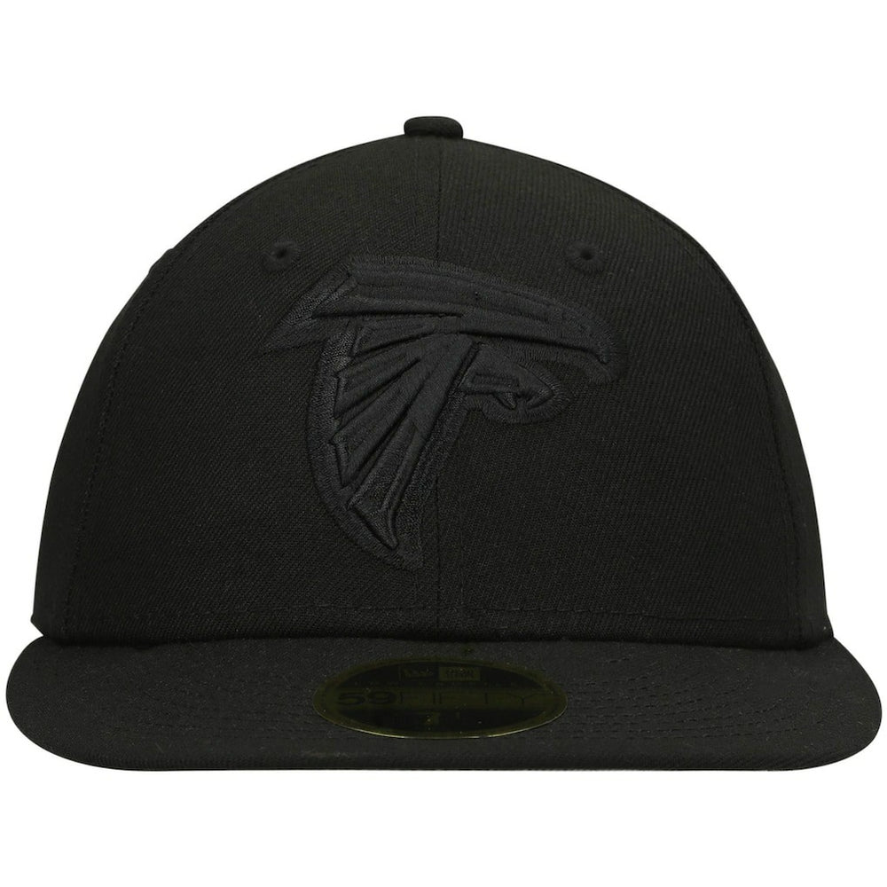 Atlanta Falcons New Era Black on Black Low Profile 59FIFTY II Fitted Hat - Black - NFL