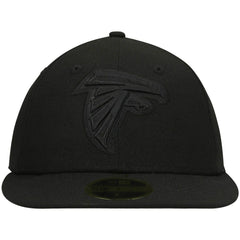 Atlanta Falcons New Era Black on Black Low Profile 59FIFTY II Fitted Hat - Black - NFL