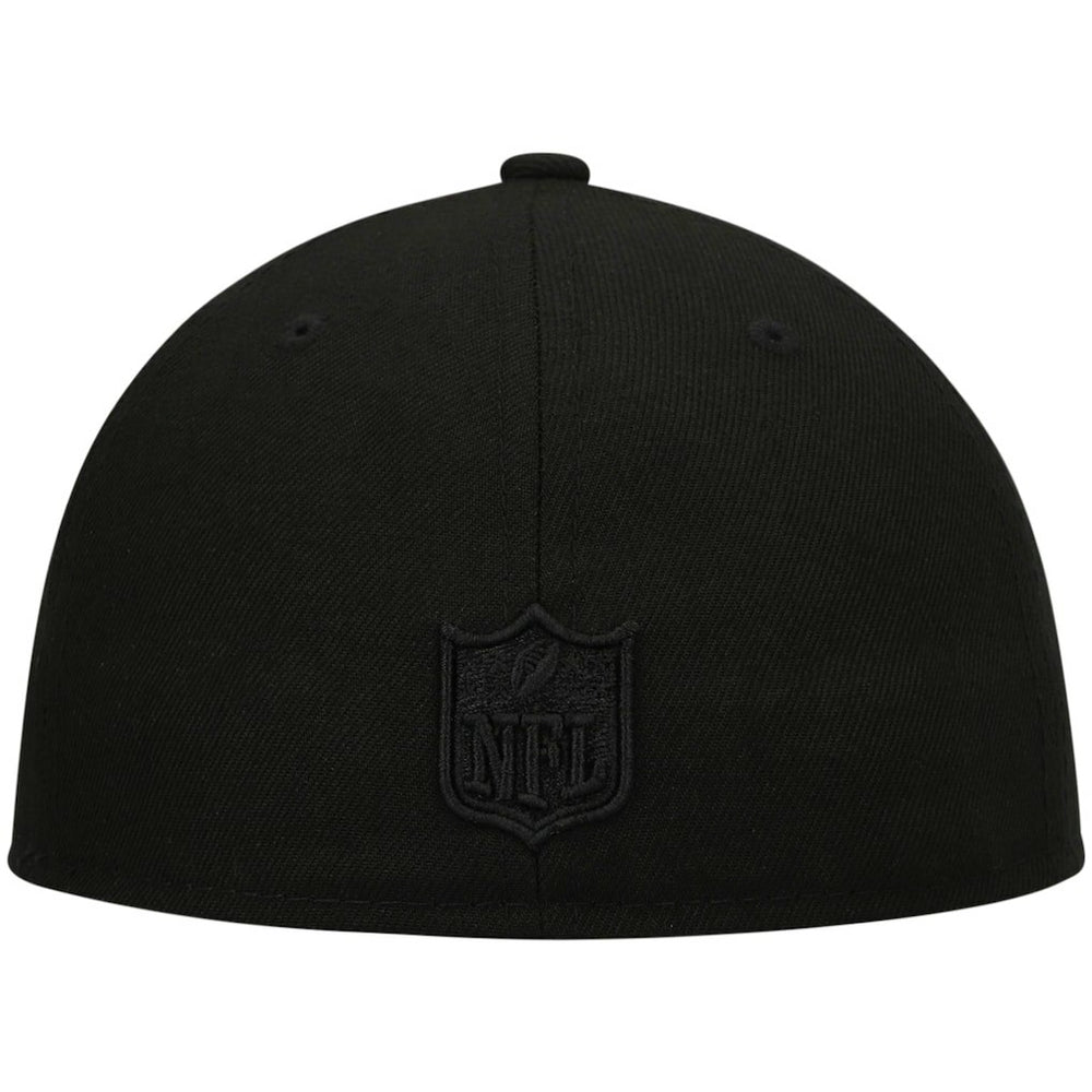 Atlanta Falcons New Era Black on Black Low Profile 59FIFTY II Fitted Hat - Black - NFL