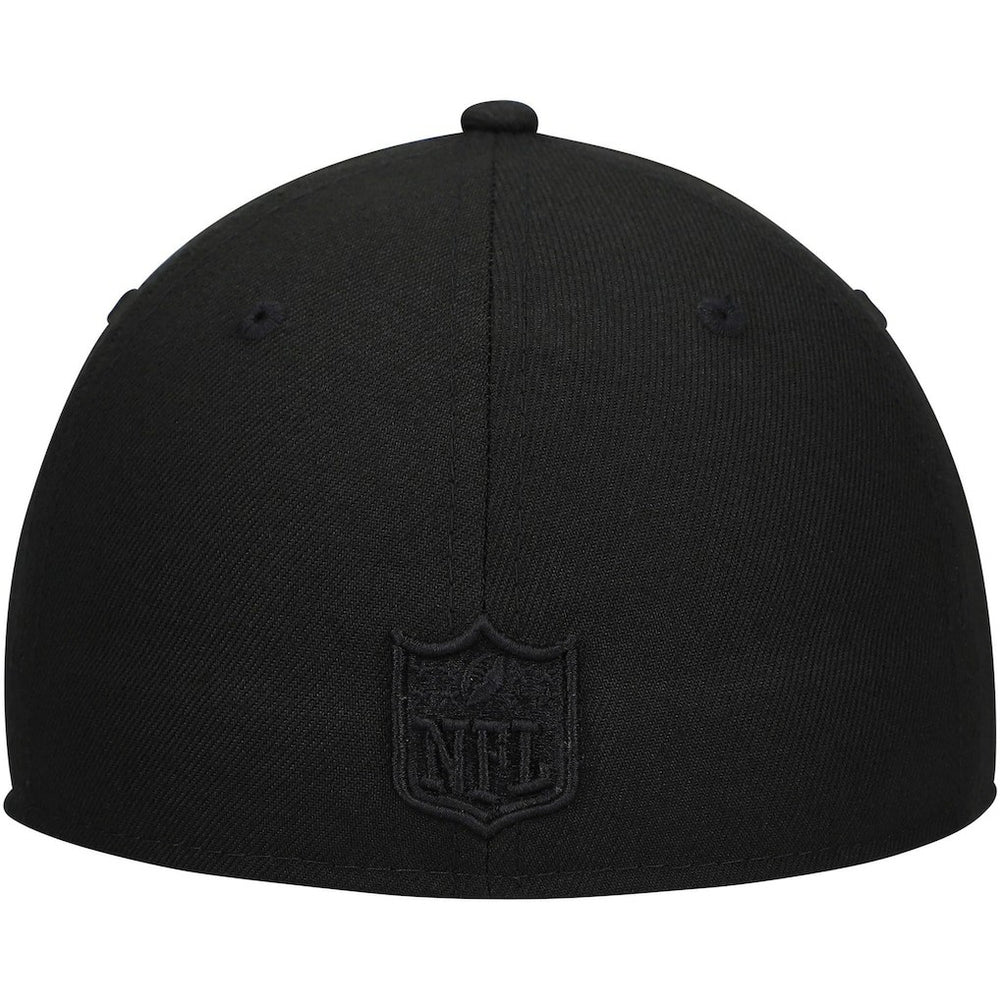 Detroit Lions New Era Black on Black Low Profile 59FIFTY II Fitted Hat - Black - NFL