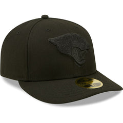 Jacksonville Jaguars New Era Black on Black Low Profile 59FIFTY II Fitted Hat - Black - NFL