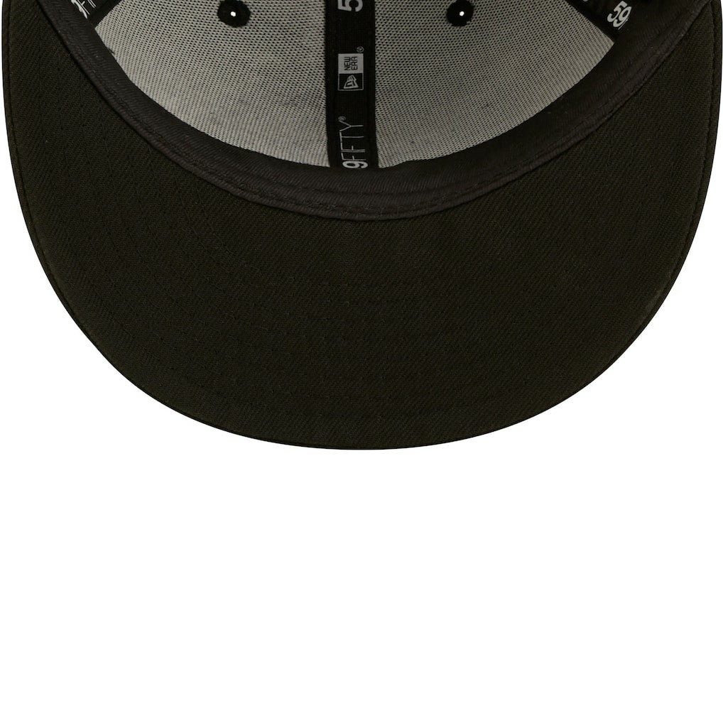 Jacksonville Jaguars New Era Black on Black Low Profile 59FIFTY II Fitted Hat - Black - NFL